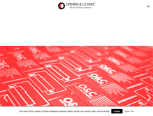 Tablet Screenshot of openers-closers.es